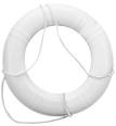 Ring Buoy 24" Commercial - White | 361